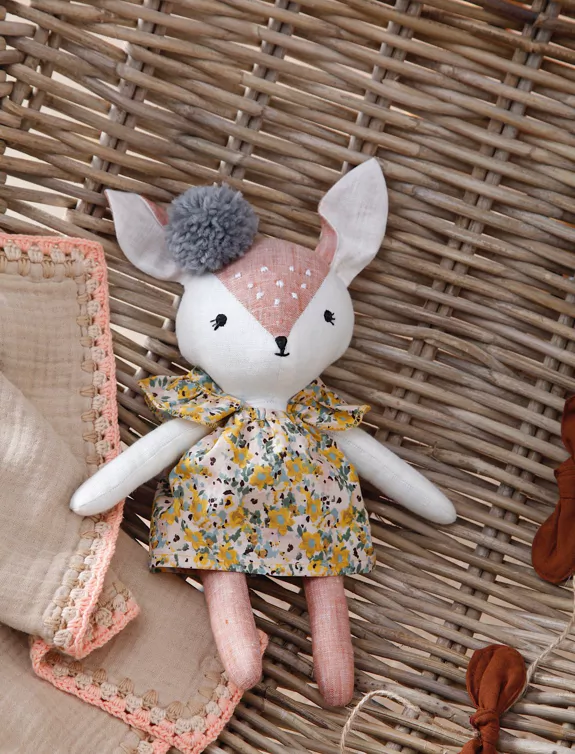 knuffel bambi meisje popje