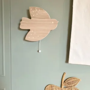 muziekdoosje vogel hout