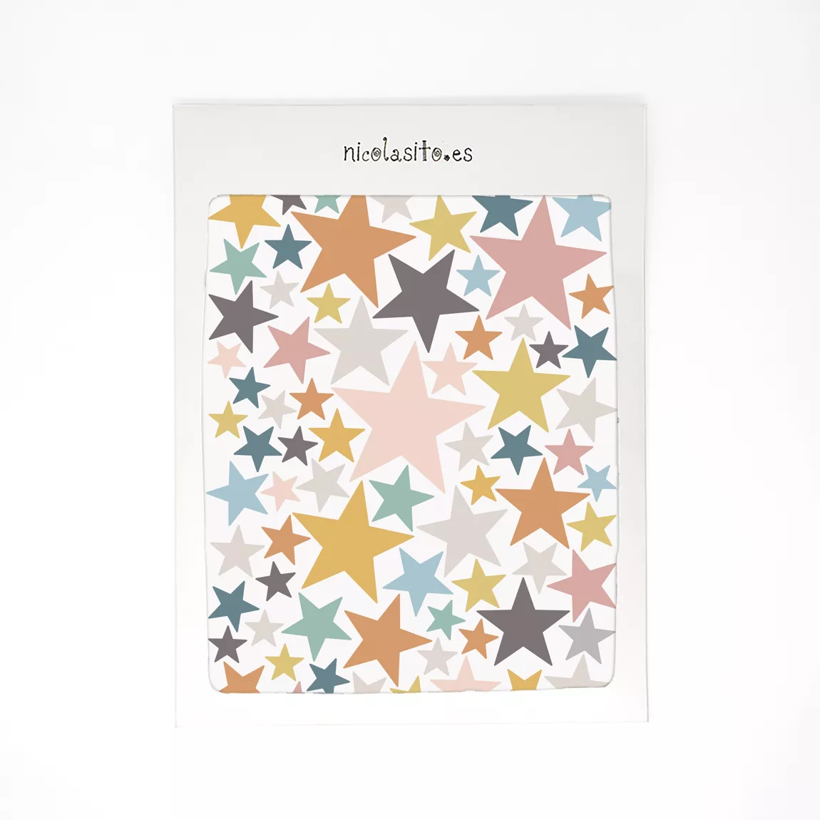 Muursticker sterren pastel - Afbeelding 2