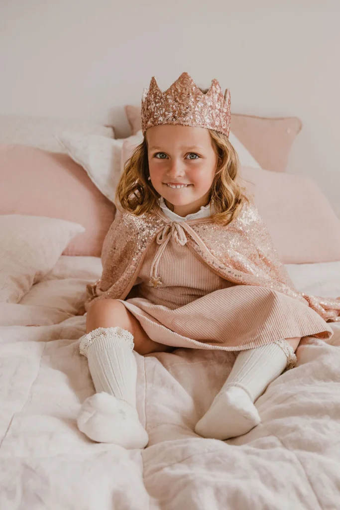 sprookjeskroon kind verkleden prinses roos