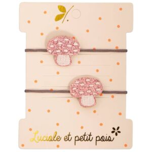 haarrekjes kind paddestoel roos