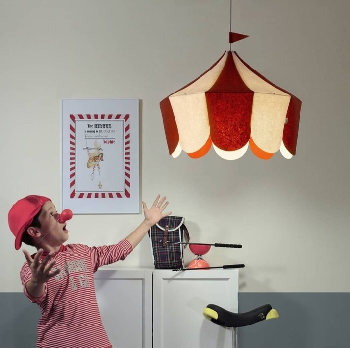 thema kinderkamer circus circuskamer circuslamp
