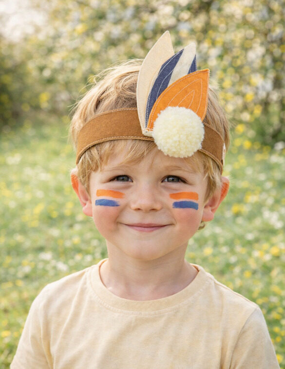 indiaan masker kroon kind